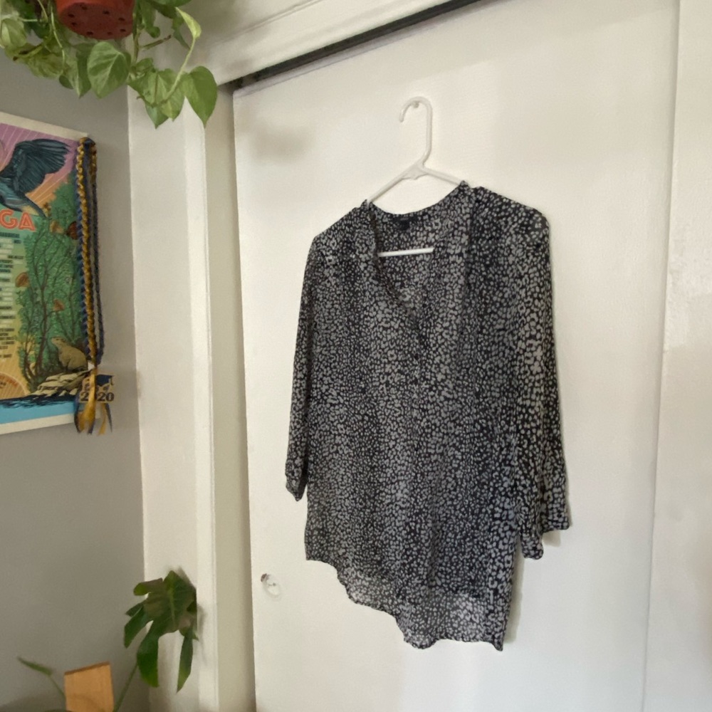 dotted blouse